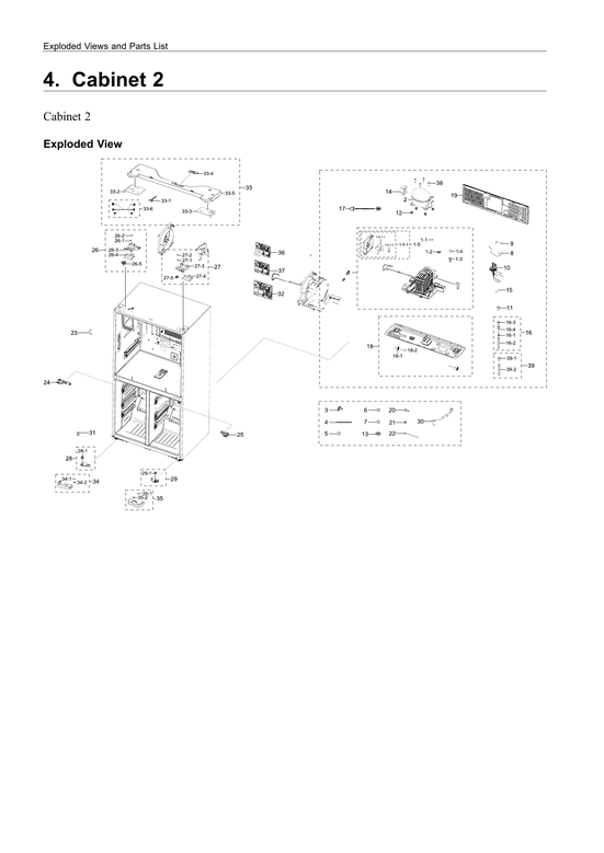 Cabinet 2 parts