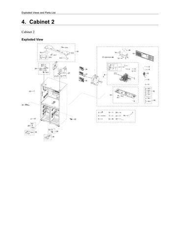 Cabinet 2 parts