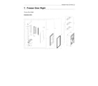 Samsung RF28N9780SG/AA-07 right freezer door parts diagram