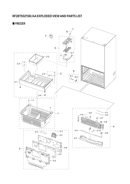 FREEZER PARTS