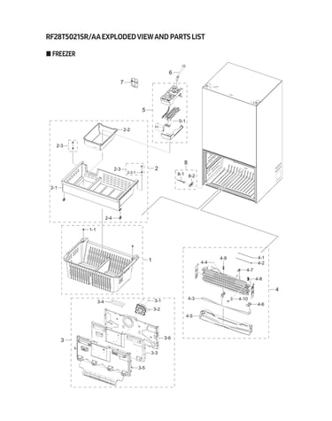 Freezer parts