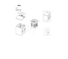 Samsung WA50R5200AV/A4-00 main assy diagram