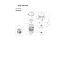 Samsung WA50R5200AV/A4-00 tub assy diagram