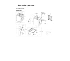 Samsung WA50R5200AV/A4-00 frame case assy diagram