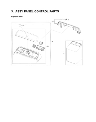 Control panel assy