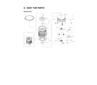 Samsung WA50R5200AW/US-03 tub assy diagram