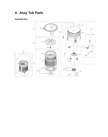 Tub assy