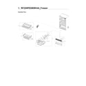 Samsung RF22NPEDBSR/AA-02 freezer parts diagram