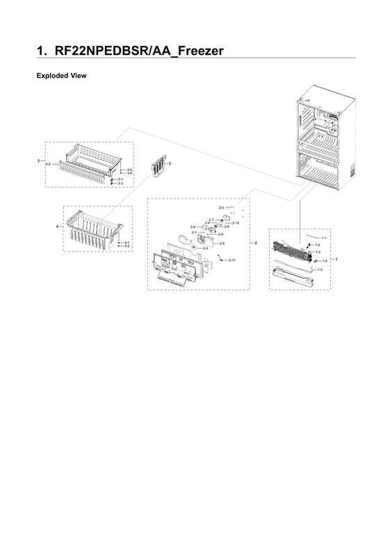 Freezer parts