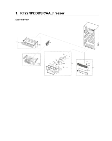Freezer parts