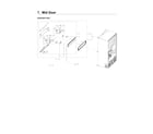 Samsung RF22NPEDBSR/AA-02 mid door parts diagram