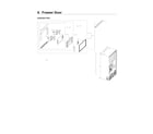 Samsung RF22NPEDBSR/AA-02 freezer door parts diagram