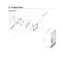 Freezer door parts