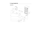 Samsung RF22NPEDBSR/AA-03 handle parts diagram