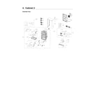 Samsung RF22NPEDBSR/AA-04 cabinet 2 parts diagram