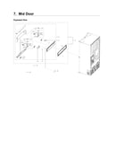 Mid door parts