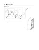 Freezer door parts