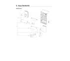 Samsung RF22NPEDBSR/AA-04 handle parts diagram