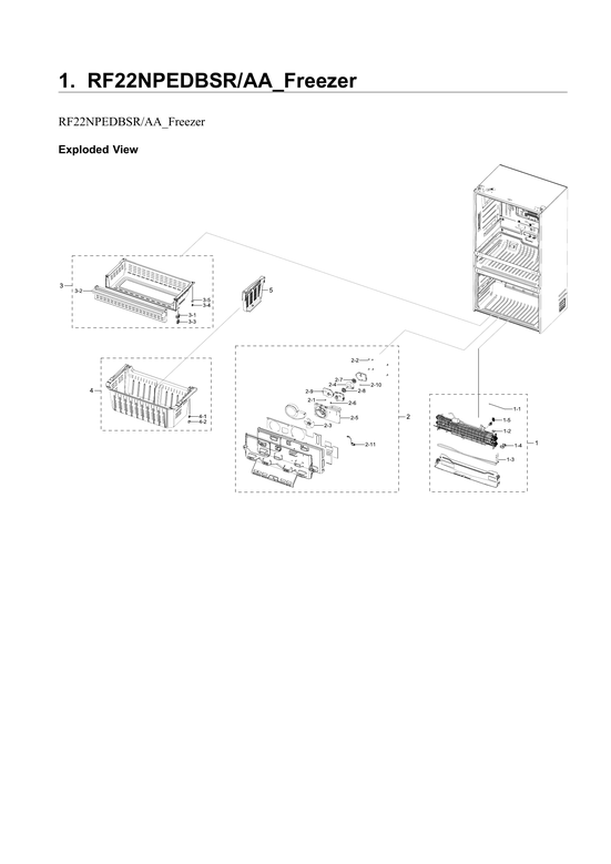 Freezer parts