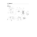 Samsung RF22NPEDBSR/AA-05 cabinet 1 parts diagram