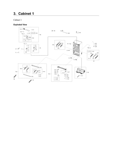 Cabinet 1 parts