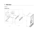 Mid door parts