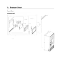 Freezer door parts