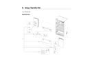 Samsung RF22NPEDBSR/AA-05 handle parts diagram