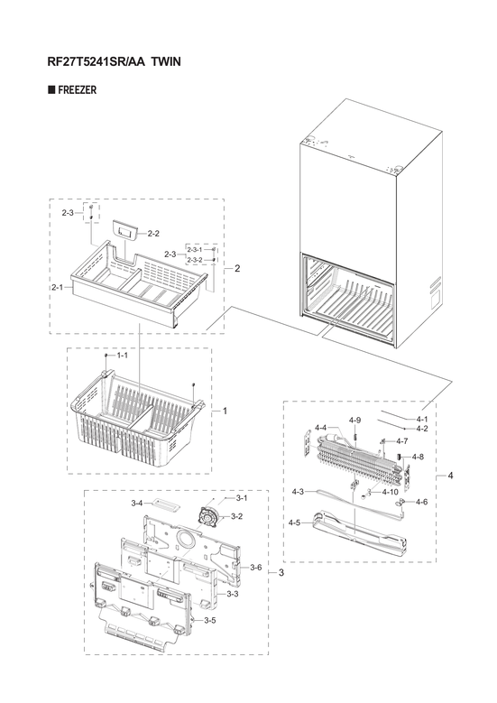 Freezer parts
