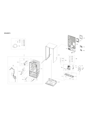 Cabinet 2 parts