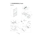 Samsung RF28HMEDBSR/AA-19 freezer parts diagram