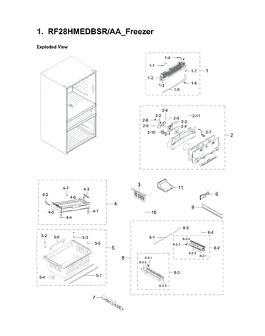 Freezer parts