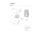 Samsung RF28HMEDBSR/AA-19 cabinet 2 parts diagram