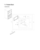Freezer door parts