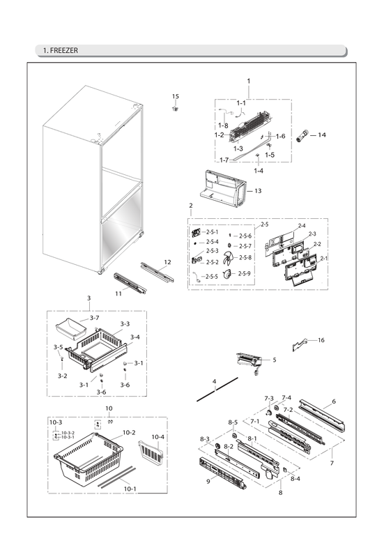 Freezer parts