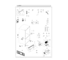 Samsung RF263TEAESR/AA-07 cabinet parts diagram