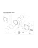 Front frame & door assy