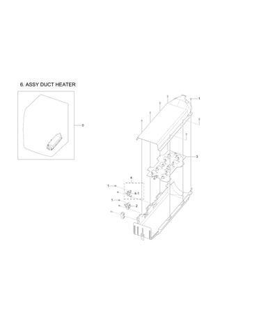 Heater duct assy
