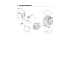 Samsung WF45R6300AW/US-01 main assy diagram