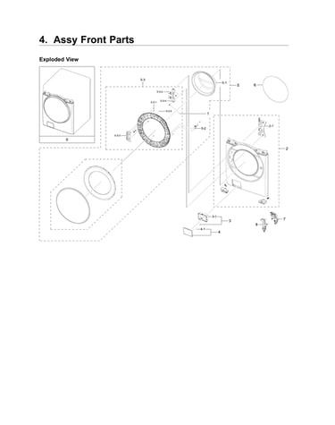 Front parts assy