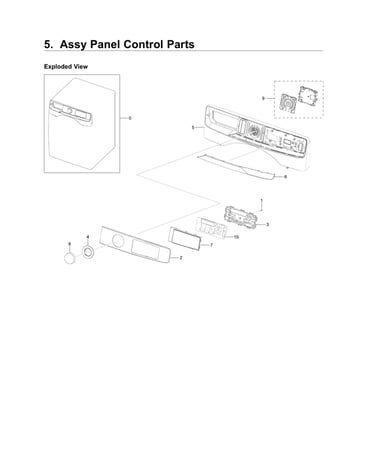 Control panel assy