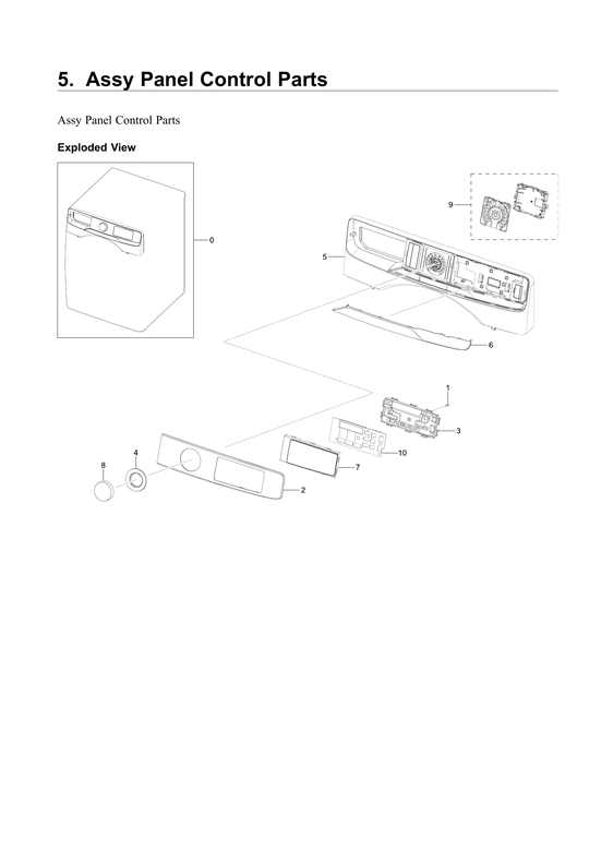 CONTROL PANEL ASSY