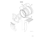 Speed Queen ADE3SRGS175TW01-THRU-S#1912999999 cylinder diagram