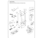Kenmore 79572595712 case parts diagram