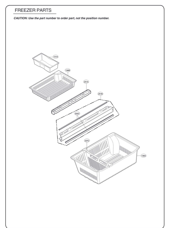 Freezer parts