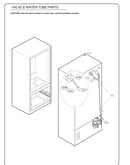 Valve & water tube parts