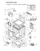 Cabinet & control panel assy