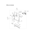 LG LDT7808BM/00 door liner assy diagram