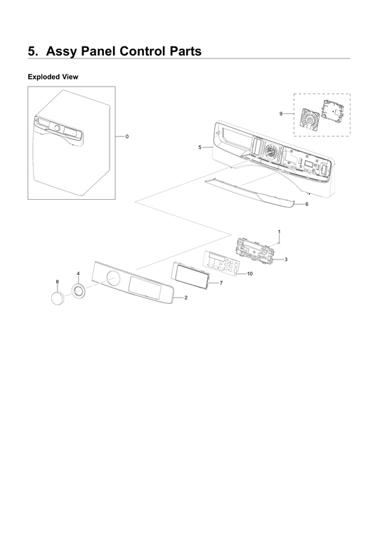 CONTROL PANEL ASSY