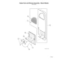 Speed Queen ADE6HRYS177TW01 START S#2001000001 heater duct/element assy - steam models diagram